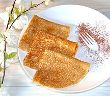 Блинчики с джемом