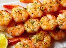 Brochette de gambas