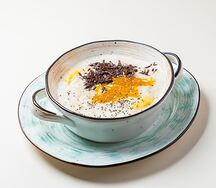 Каша овсяная с апельсином и шоколадом