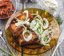 Шашлык из свиных ребрышек