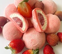 Моти личи-клубника-роза