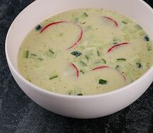 Окрошка с ростбифом