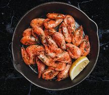 Креветки жареные острые