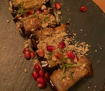 Рулетики из баклажанов и кабачков 