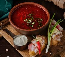 Борщ с говядиной