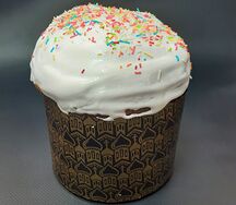 Кулич с изюмом