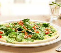 Pizza Pesto Con Spinaci