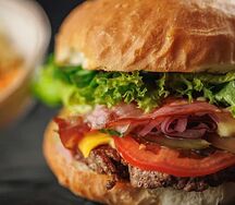 Бургер с говядиной