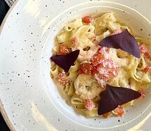 Паста с креветками