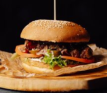 Бургер с ребром