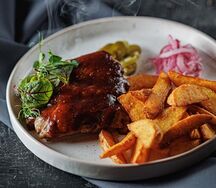 Свиные ребра BBQ