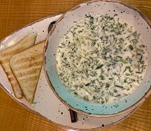 Окрошка с курочкой