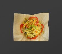 Вок с рисовой лапшой и говядиной