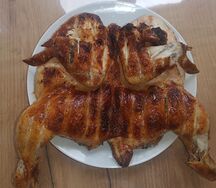 Курица на мангале