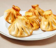 Классические хинкали жареные