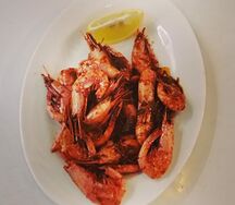Креветки жареные