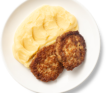 Котлета куриная с картофельным пюре