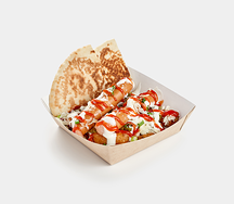 Картошка бокс с колбасками