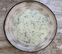 Окрошка с ветчиной