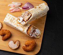 Шаверма с креветкой и снежным крабом