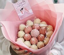 Букет Нежность из клубники в шоколаде