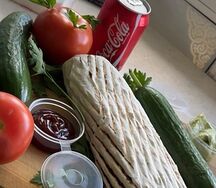 Шаверма с сосисками