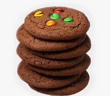 Кукис шоколадный с M&Ms