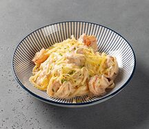Лингвини с креветками