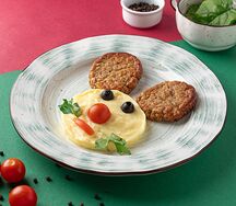 Пюре с котлетками