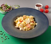 Феттучини Цыпленок песто