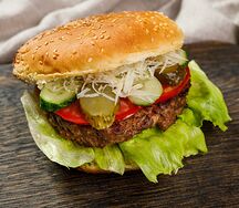 Beef бургер на углях