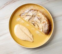 Шарлотка с кремом Бейлиз