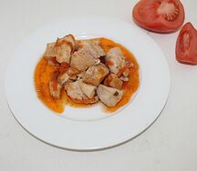 Гуляш из куриного филе