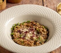 Ризотто с рваной уткой 