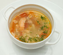 Уха из красной рыбы