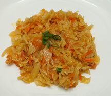 Капуста тушеная
