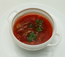Борщ с квашеной капустой