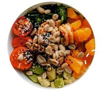 Поке Teriyaki shrimp