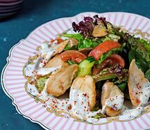 Салат с хрустящей курицей