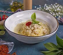 Карбонара с курицей