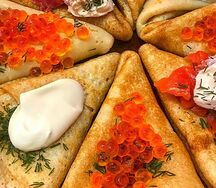 Блинчики с икрой