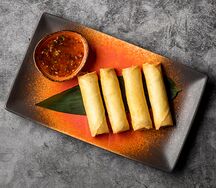 Спринг-роллы с овощами и фунчозой