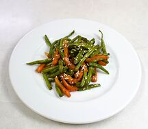 Фасоль с морковью