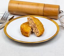 Котлета из лосося и тунца
