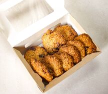 Печенье овсяное с клюквой
