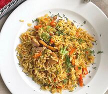 Плов с уткой в казане
