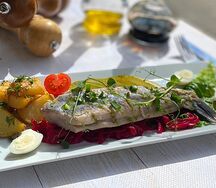 Сельдь Матье с картофелем