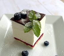 Суфле с вишнёвым джемом