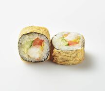 Темпура с лососем и креветкой