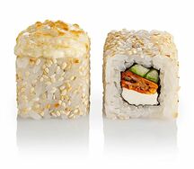 Запеченный с мидиями